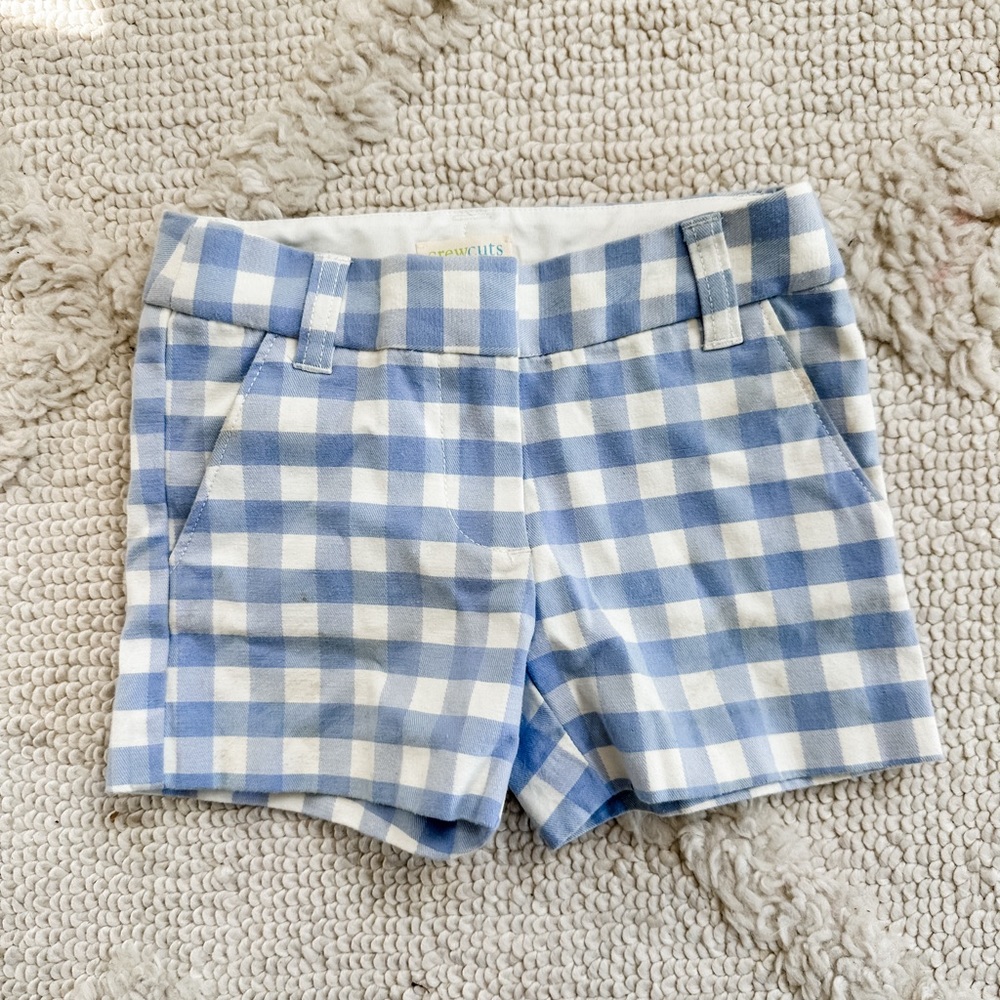 CrewCuts Gingham Toddler Shorts